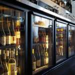 store full of glass display commercial refrigerators